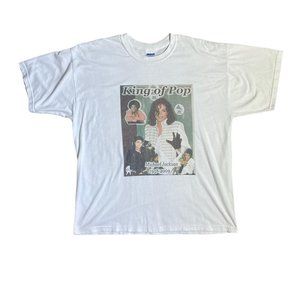 *Y2K* RIP MICHEAL JACKSON KING OF POP TEE.